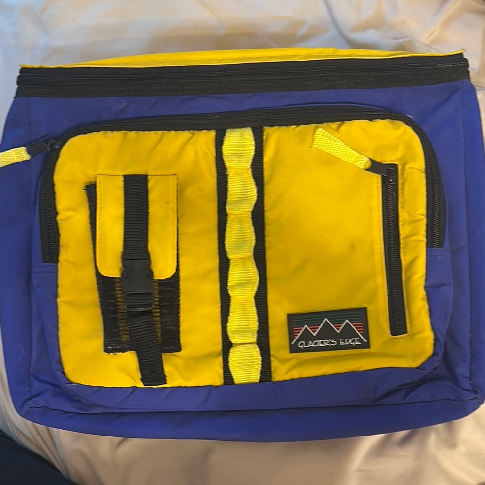 Quaker's Edge Blue and Yellow Bag